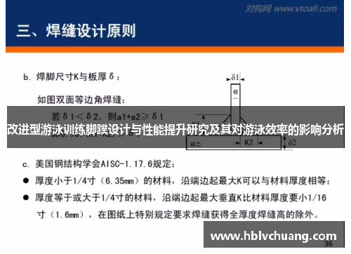 改进型游泳训练脚蹼设计与性能提升研究及其对游泳效率的影响分析